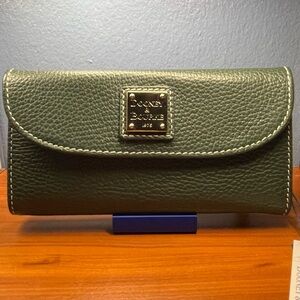 Dooney & Bourke Olive Leather Wallet
